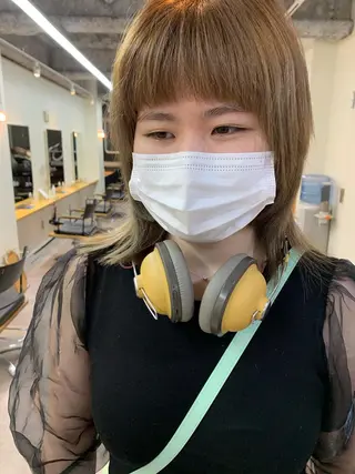 ミディアム カラー AR.MARA サトウヒカルのヘアスタイル
