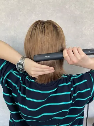 ミディアム カラー 一ノ瀬 暁のヘアスタイル