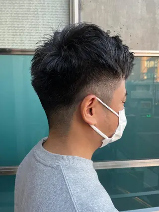 ショート カラー パーマ ヘアアレンジ メンズ キッズ ネイル マツエク・マツパ アイブロウ 久木原 ゆりのヘアスタイル