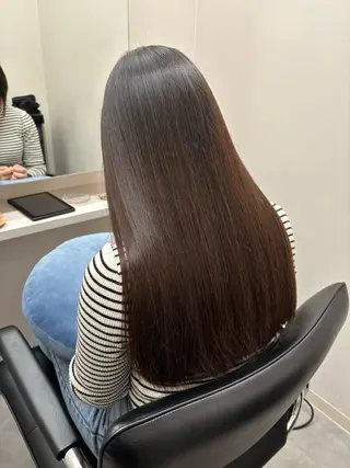 ロング とき/髪質改善/透明 感カラー☘️のヘアスタイル