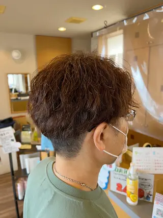 パーマ メンズ 小島 七海のヘアスタイル