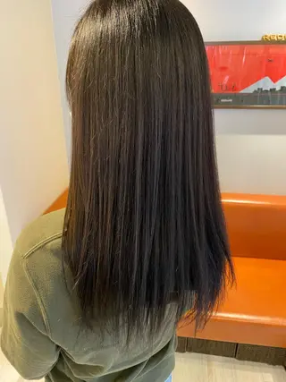 ロング カラー 中尾 綺のヘアスタイル