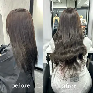 ロング カラー nanaka 🤍韓国ワンホンヘアのヘアスタイル