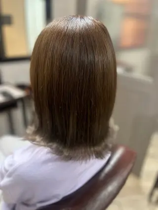 ミディアム カラー 🫧ぷる艶カラー🫧 Yuubi🦩のヘアスタイル