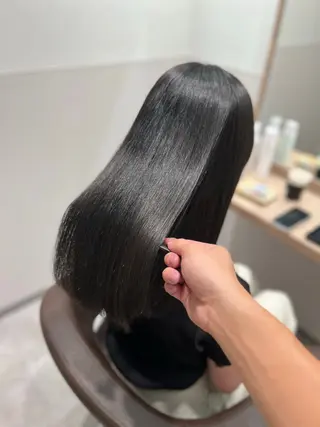 セミロング SALOWIN神戸三宮店所属・【美髪を叶える】中谷 彰宏（アキ)のヘアスタイル