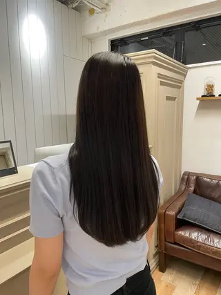 ロング カラー 赤み消し×透明感 /🌙suwa🌙のヘアスタイル