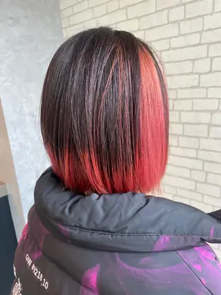 ショート カラー パーマ アートディレクター 尾内 友美のヘアスタイル