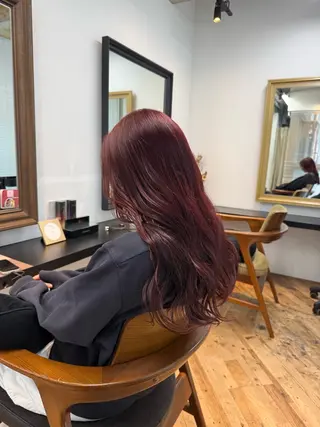 カラー 栗原 莉玖のヘアスタイル