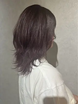 ミディアム カラー Bish Yanaのヘアスタイル