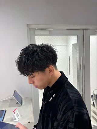 パーマ メンズ 【メンズ特化】 神谷洸季のヘアスタイル