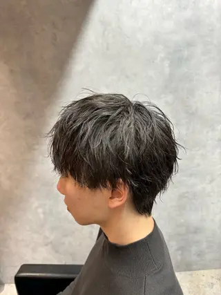 ショート パーマ メンズ ツイストスパイラル/ メンズ特化/中川誠也のヘアスタイル