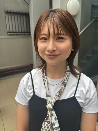 ショート カラー 池田理紗/ bob/メンズカットのヘアスタイル
