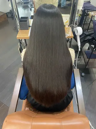 ロング カラー ヘアアレンジ 🍒ᩚ名駅/艶髪 縮毛矯正/あゆ🍒ᩚのヘアスタイル