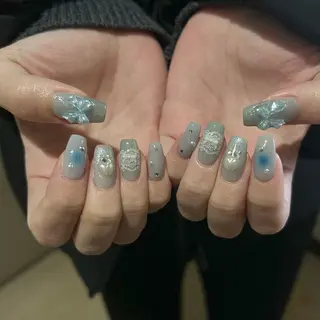 ネイル パラあり！フィルイン 美フォルムのネイルデザイン