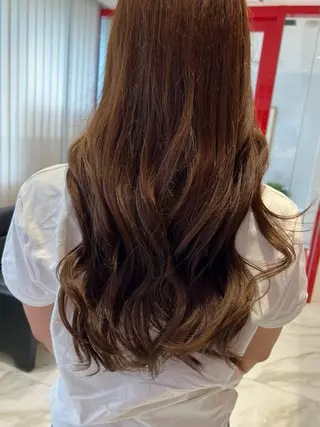 ロング カラー 山本 麗のヘアスタイル