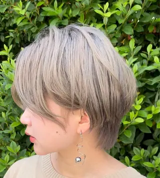ショート カラー PROGRESS Harukiのヘアスタイル
