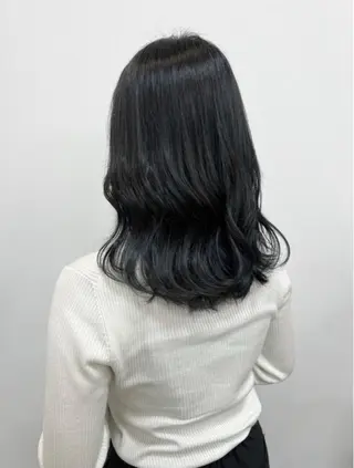 ミディアム カラー 栄 こずえのヘアスタイル