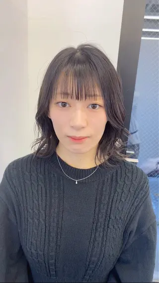 ミディアム 韓国ヘア🇰🇷 スズキのヘアスタイル
