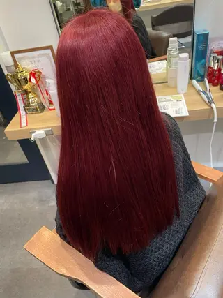 ロング カラー PooL ♥ かたやま ひなこのヘアスタイル