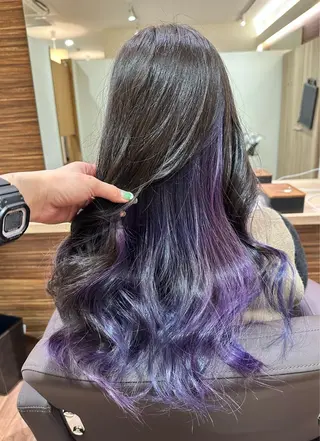 ロング カラー 個室サロン🕊️ 飯塚優希のヘアスタイル