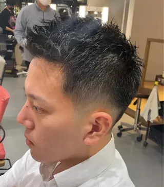 ショート メンズ unopulir 景山　凌のヘアスタイル