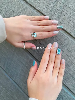 カラー DENTY NAIL -ArtRoom-のネイルデザイン
