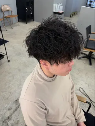 ショート パーマ メンズ メンズ専門サロン wokeのヘアスタイル
