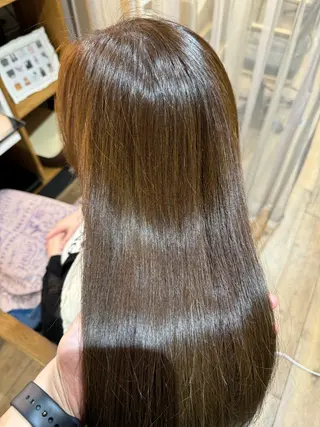 ミディアム カラー 美髪/髪質改善 川口凌弥のヘアスタイル