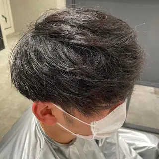 パーマ メンズ Ryo 難波 メンズサロンのヘアスタイル