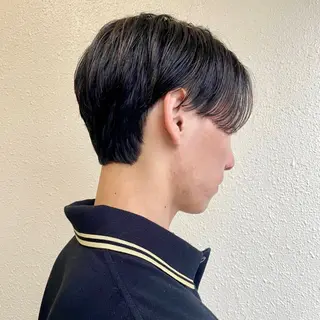 ショート カラー メンズ iLi🫧kim ryongna🦋のヘアスタイル