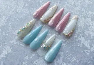 ネイル joieange浜元 心斎橋店Nail🦋のネイルデザイン