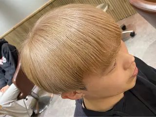 カラー メンズ メンズブリーチカラー /パーマ ごーた立川のヘアスタイル