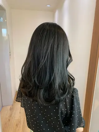 セミロング カラー ヘアアレンジ 店長/ 加藤 流菜のヘアスタイル