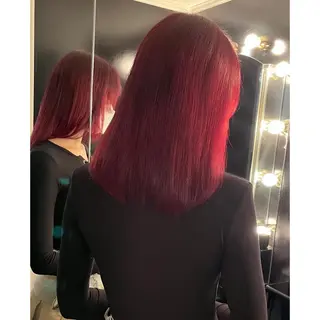 セミロング カラー miyu /トレンド カラー×艶髪のヘアスタイル