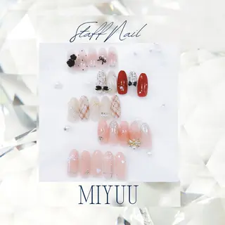 ネイル ワンホン♡Maple ♡Miyuuのネイルデザイン