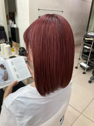 カラー 🫧ダメージレス🫧 松下のヘアスタイル