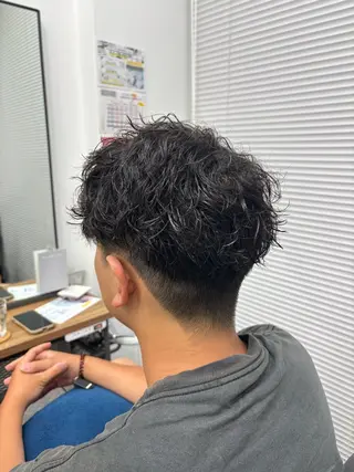 パーマ メンズ 太田 百合花のヘアスタイル