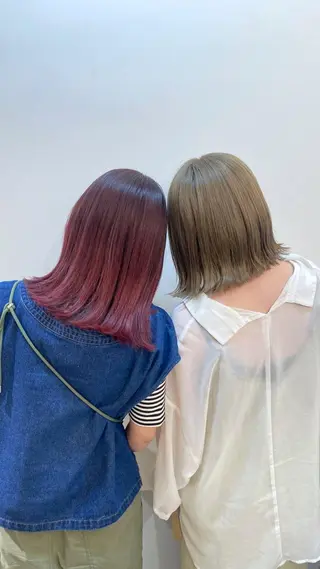 ミディアム カラー ヘアアレンジ Hatanaka Airiのヘアスタイル
