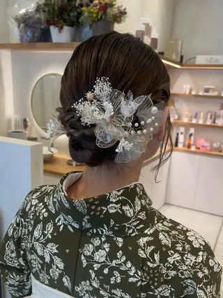 ヘアアレンジ Miwa🦋渋谷/ 透明感カラー/セットのヘアスタイル