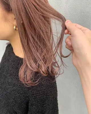 セミロング ダブルカラー/透明感 💈JUNYA💈のヘアスタイル