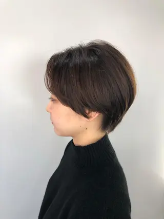 ショート カラー ☕️ベージュカラー 内藤光哉☕️のヘアスタイル