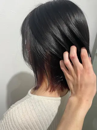 ミディアム カラー SHOTO ハイトー ン/ブロンドカラーのヘアスタイル