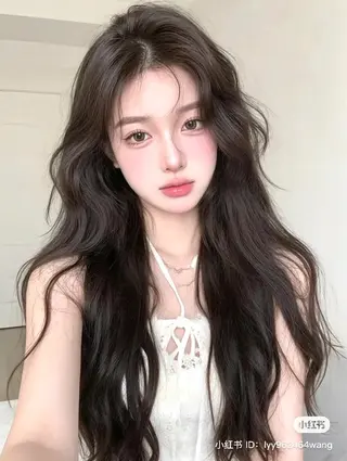 ロング 韓国✖️網紅🖤 パーマYURIYAのヘアスタイル