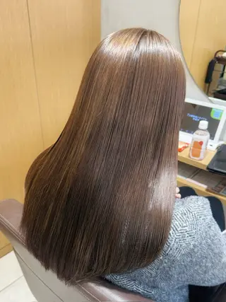 ロング カラー パーマ 神﨑優希 /髪質改善/艶カラーのヘアスタイル