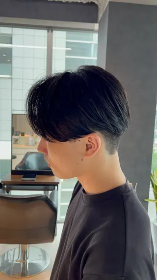 メンズ 毛流れが作れる 縮毛矯正/渡部純生のヘアスタイル