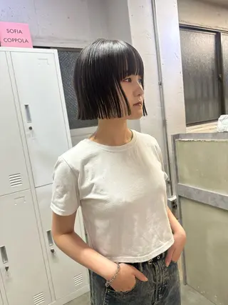 ショート ハッシュカット🎀 レイヤーカットのヘアスタイル