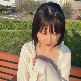 ショート カラー 🍑暖色／レイヤー／ 真希🎀のヘアスタイル