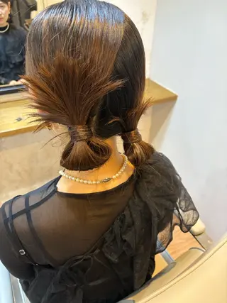 ヘアアレンジ 韓国ヘアー🇰🇷 MIWAのヘアスタイル