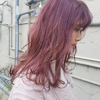 カラー 🙃 透明感カラー/ボブのヘアスタイル