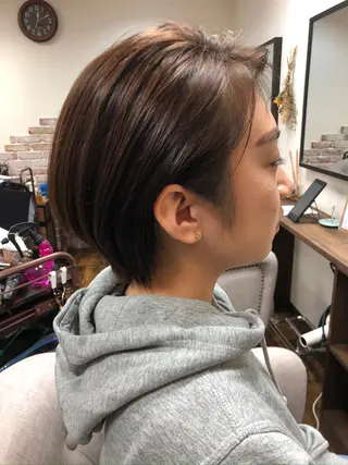 ショート カラー ショート専門 笠井翔太のヘアスタイル